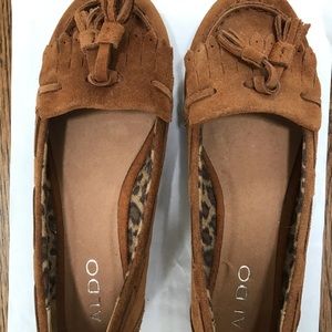 Women’s Aldo suede loafers. Size 37